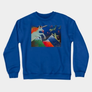 see horse Crewneck Sweatshirt